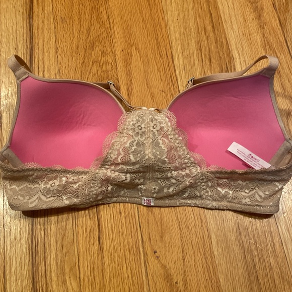 🔥4/$20 PINK Racerback Push Up Bra 36C - Picture 3 of 4